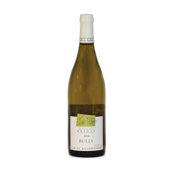 The front of a bottle of Rully Vin de Bourgogne 2018.